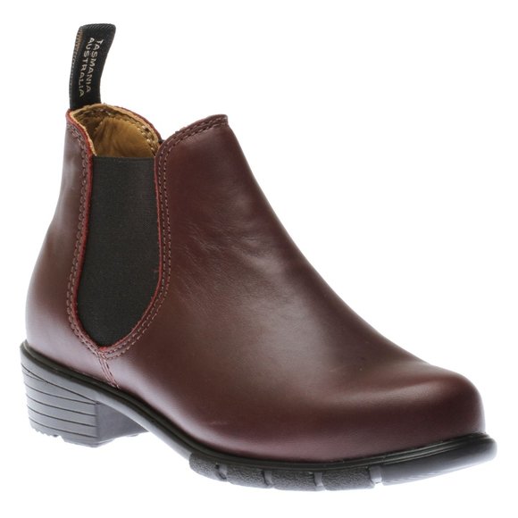 Blundstone Burgundy Ankle Boots - Picture 2 of 7